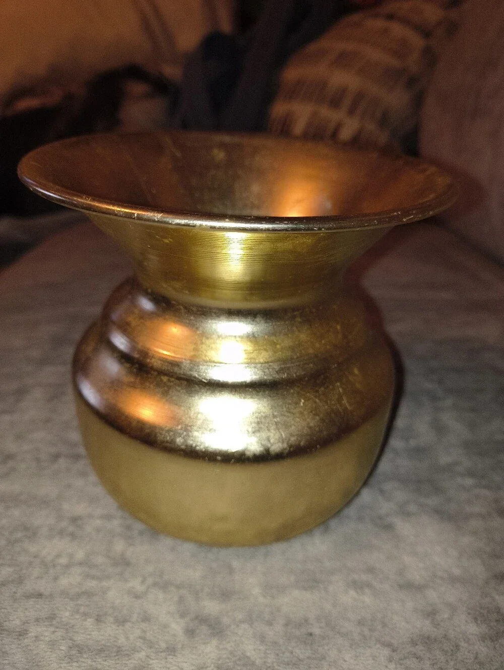Gold Decorative Metal Vase - Brand